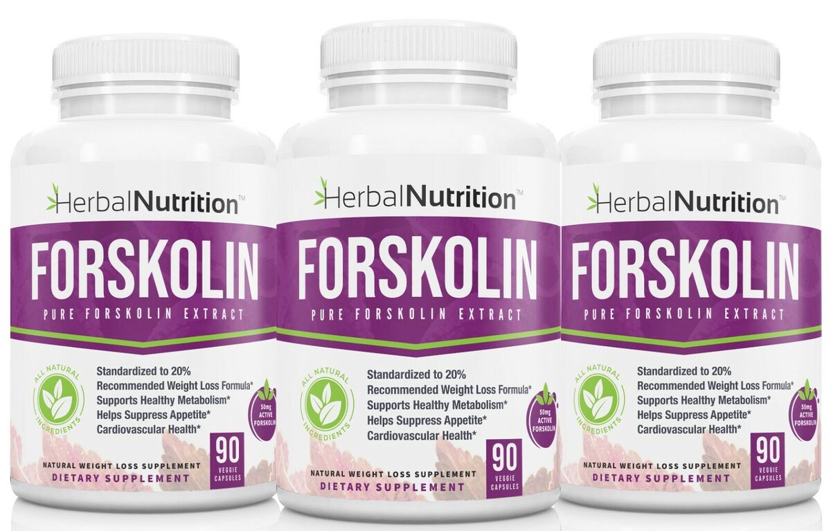 3 jars of forskolin