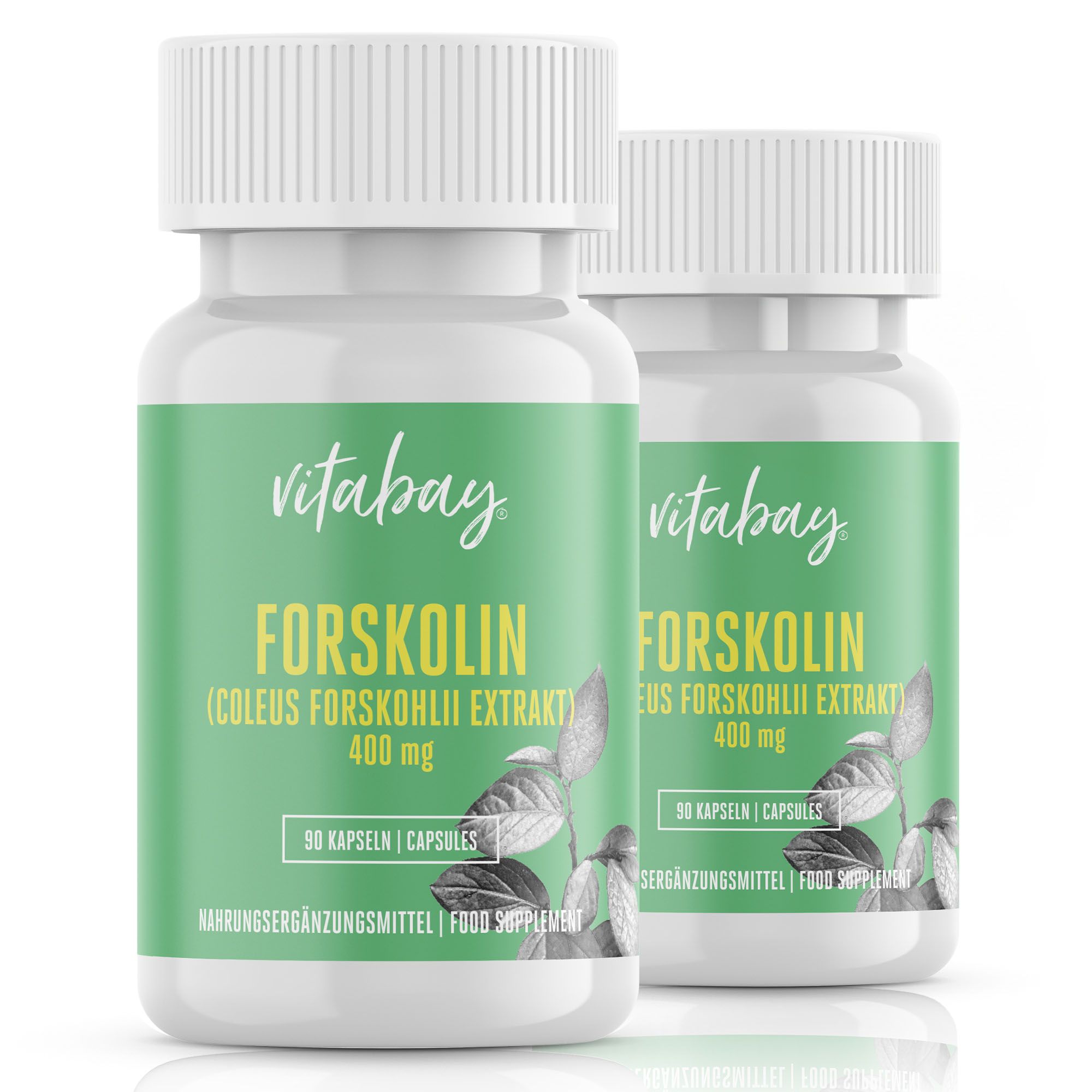 2 jars of forskolin 400 mg